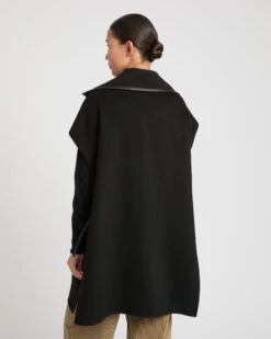 Plastron En Lainage Cachemire Double Face Et Cuir -yves salomon boutique 26WAA005XXCATLC99 5 8effd29f 13b8 464c 95a8 eef1b0e56f37