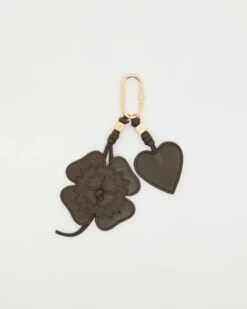 Bag Charm / Porte Clés Trèfle à 4 Feuilles
