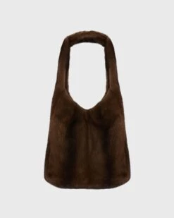 Sac En Fourrure De Vison Avec Cuir D'agneau 11 Sac En Fourrure De Vison Avec Cuir D'agneau -yves salomon boutique 26WAA326XXAGVILUNA