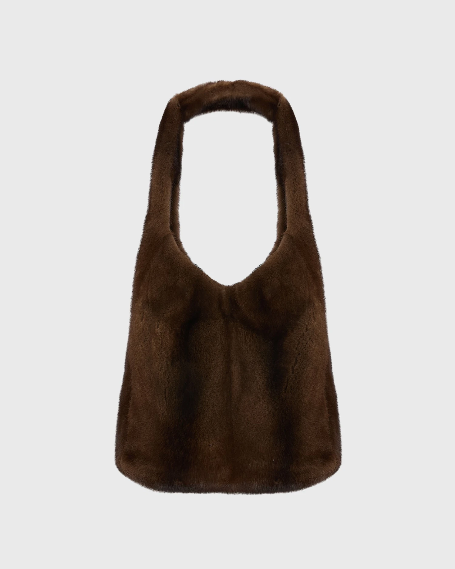 Sac En Fourrure De Vison Avec Cuir D'agneau 6 Sac En Fourrure De Vison Avec Cuir D'agneau – Image 4