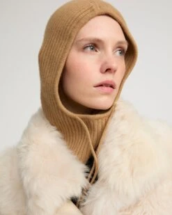 Cagoule En Maille 100% Cachemire