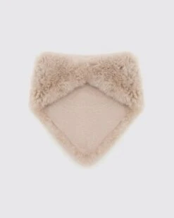 Bandana En Peau Lainée D'agneau Cachemire -yves salomon boutique 26WAA619XXMAAGA2048 9