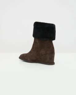 Bottes Compensées En Peau Lainée D'agneau Mérinos -yves salomon boutique 26WAC609XXMLCVA2095 10 9f78a758 f7aa 4e2c 8d85 33307a69a12a