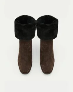 Bottes Compensées En Peau Lainée D'agneau Mérinos -yves salomon boutique 26WAC609XXMLCVA2095 11 28c95b59 b0ff 4718 a885 4af5fa2405f3