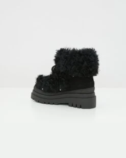 Bottes En Peau Lainée D'agneau Mérinos -yves salomon boutique 26WAC613XXMLCVC99 10