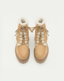 Bottes En Peau Lainée D'agneau Mérinillo -yves salomon boutique 26WAC614XXMLCVA2007 11