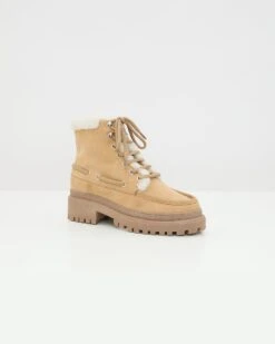 Bottes En Peau Lainée D'agneau Mérinillo -yves salomon boutique 26WAC614XXMLCVA2007 9