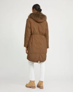 Parka Doudoune Ultra Light Garniture Agneau Frisé 13 Parka Doudoune Ultra Light Garniture Agneau Frisé -yves salomon boutique 26WFM00905J05WA2257 5