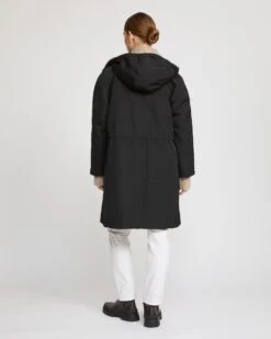 Parka Réversible En Tissu Technique Et Vison -yves salomon boutique 26WFM05492A22XB1163 5