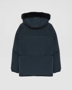 Doudoune Courte Garniture Fourrure De Lapin Rex -yves salomon boutique 26WFV02667J06XA7188 10