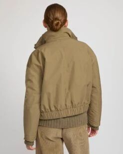 Veste Col Montant En Tissu Technique Réversible Fourrure De Vison 13 Veste Col Montant En Tissu Technique Réversible Fourrure De Vison -yves salomon boutique 26WFV03357A22XB3210 4