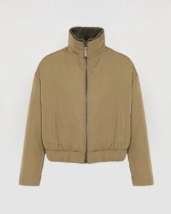 Veste Col Montant En Tissu Technique Réversible Fourrure De Vison 14 Veste Col Montant En Tissu Technique Réversible Fourrure De Vison -yves salomon boutique 26WFV03357A22XB3210 9