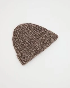 Bonnet En Maille épaisse Chinée 100% Cachemire -yves salomon boutique 26WHA505XXMAEPA2255 9