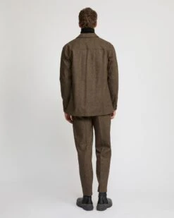 Surchemise En Tweed Laine Et Cachemire -yves salomon boutique 26WHH04579TIFLA2259 3