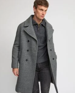 Manteau En Tissu Lainage