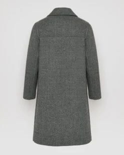 Manteau En Tissu Lainage -yves salomon boutique 26WHM00810LAXXA9099 10