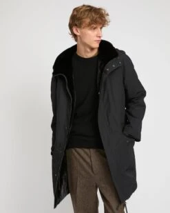 Parka Longue Réversible En Tissu Technique Déperlant Avec Fourrure De Vison -yves salomon boutique 26WHM30292A22XC99 3 d2946a0c 06ae 44ab b811 b1de60e13cd5