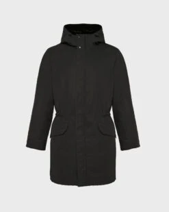 Parka Longue Réversible En Tissu Technique Déperlant Avec Fourrure De Vison -yves salomon boutique 26WHM30292A22XC99 8