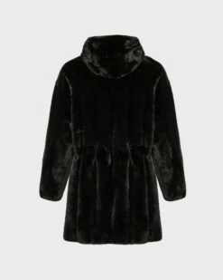 Parka Longue Réversible En Tissu Technique Déperlant Avec Fourrure De Vison -yves salomon boutique 26WHM30292A22XC99 9