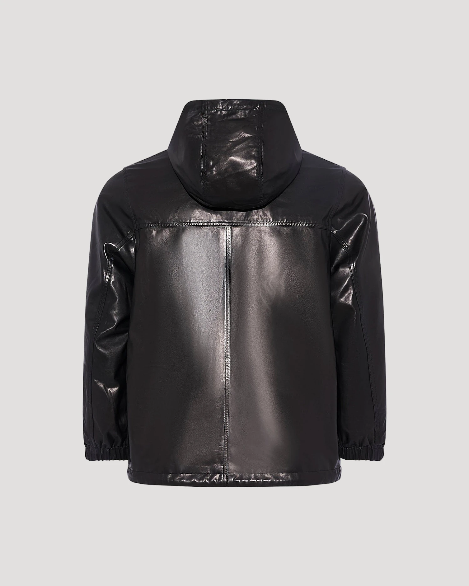 Hoody En Cuir De Baby Calf Réversible 9 Hoody En Cuir De Baby Calf Réversible – Image 7