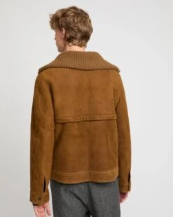 Veste En Peau Lainée D'agneau à Col Maille -yves salomon boutique 26WHV61267MSBVB3198 3 6e5bcafe c1bd 4b5f bcca 21b2e87124e6