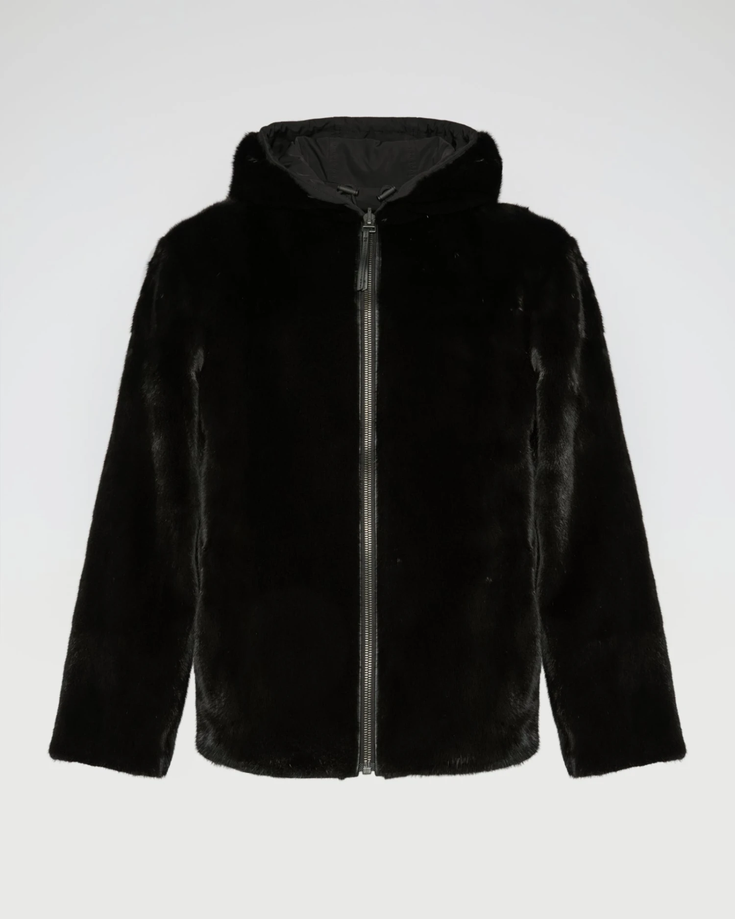 Blouson à Capuche Réversible En Fourrure De Vison Et Tissu Technique 8 Blouson à Capuche Réversible En Fourrure De Vison Et Tissu Technique – Image 6