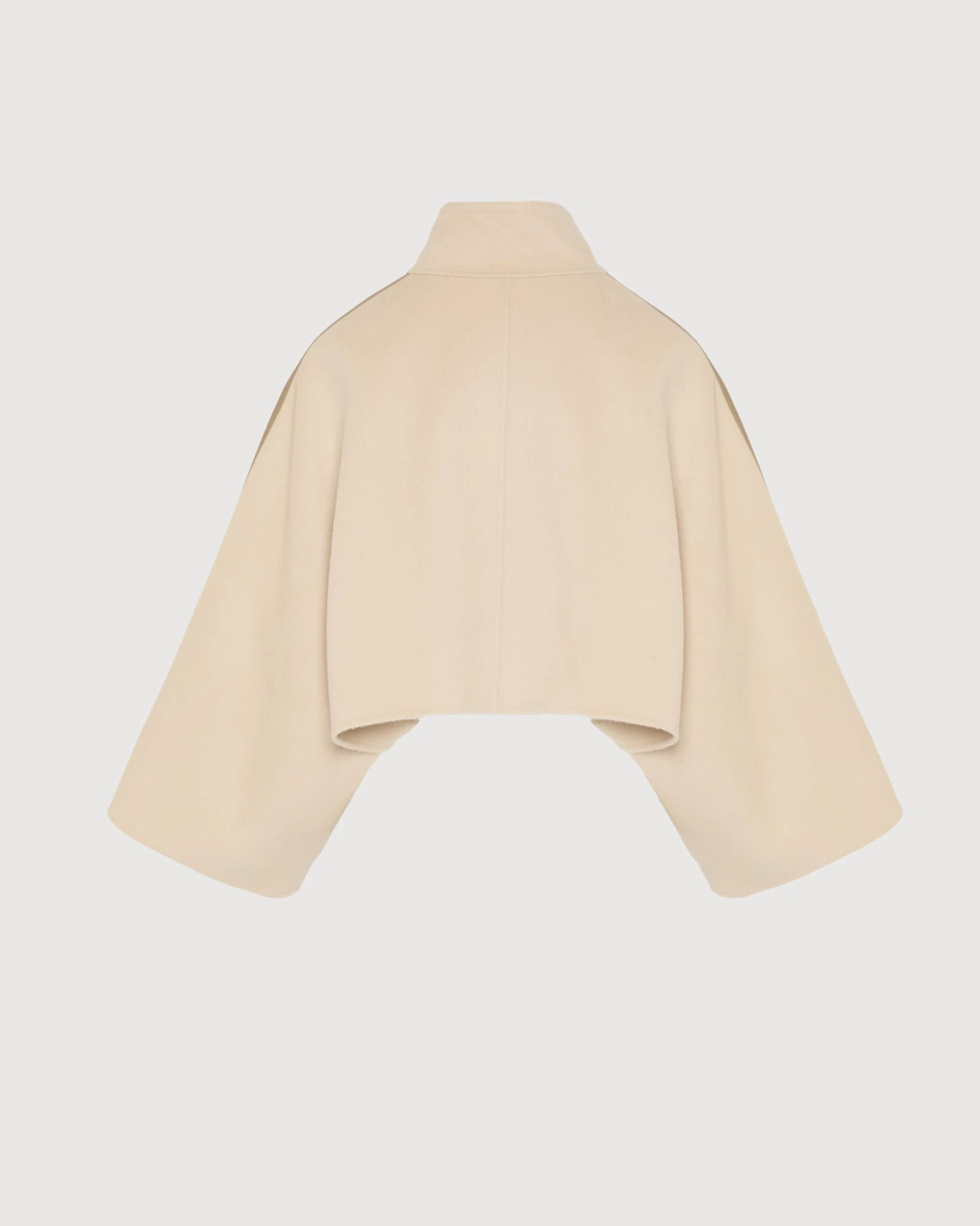 Veste Cape Cropped En Lainage Cachemire Double Face 10 Veste Cape Cropped En Lainage Cachemire Double Face – Image 8