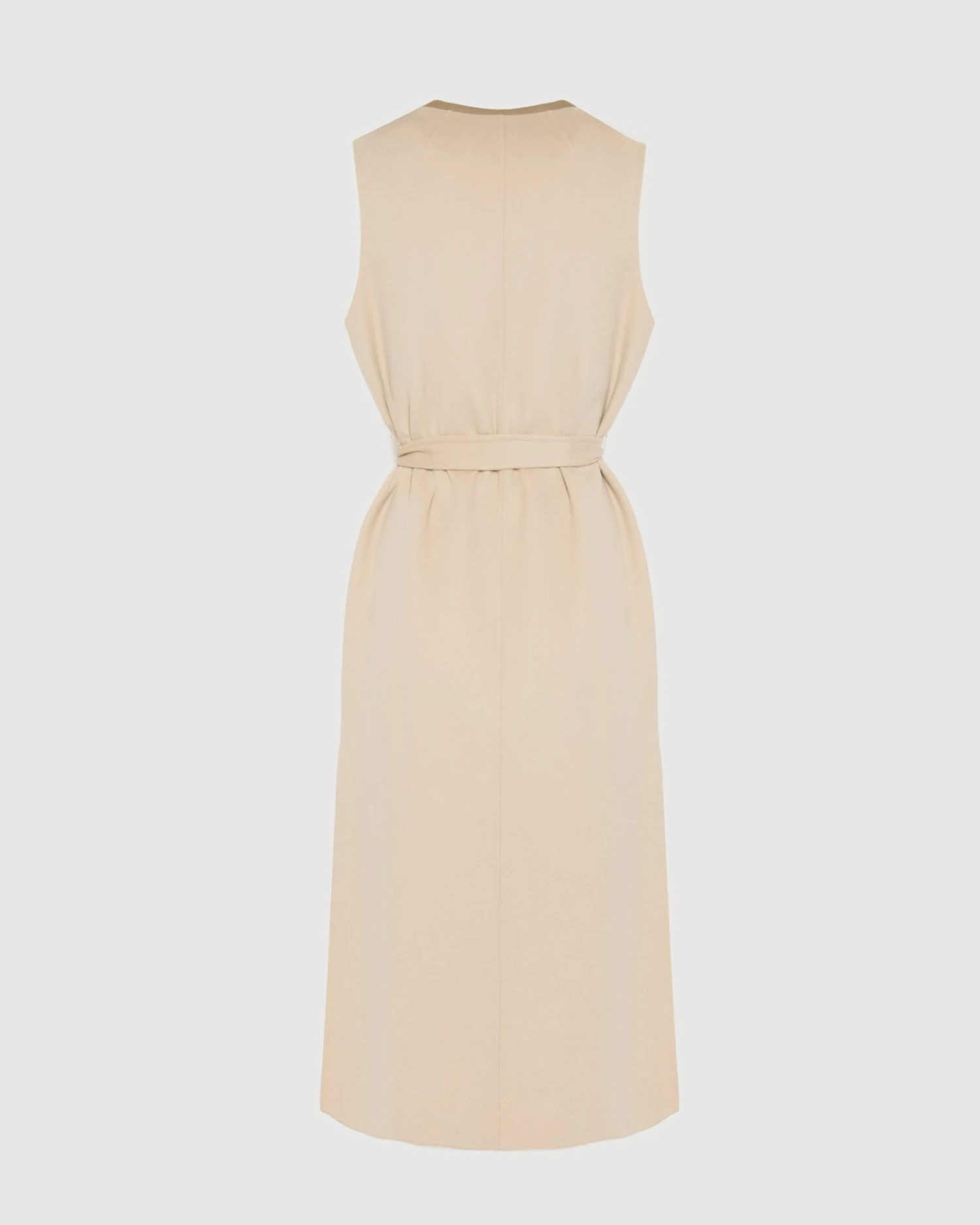 Gilet Long En Lainage Cachemire Double Face 8 Gilet Long En Lainage Cachemire Double Face – Image 6