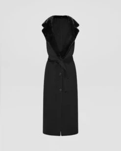 Gilet Long En Lainage Cachemire Et Col Amovible En Fourrure De Vison -yves salomon boutique 26WYG03425CAVIC99 9 da521afb 9bd8 40d0 81c1 276a25e0dd9e