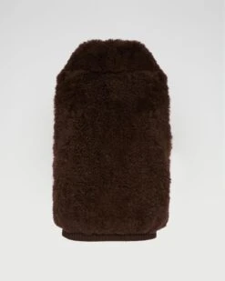 Gilet En Agneau Cachemire Et Maille Mérinos -yves salomon boutique 26WYG51054MAAGA2197 9