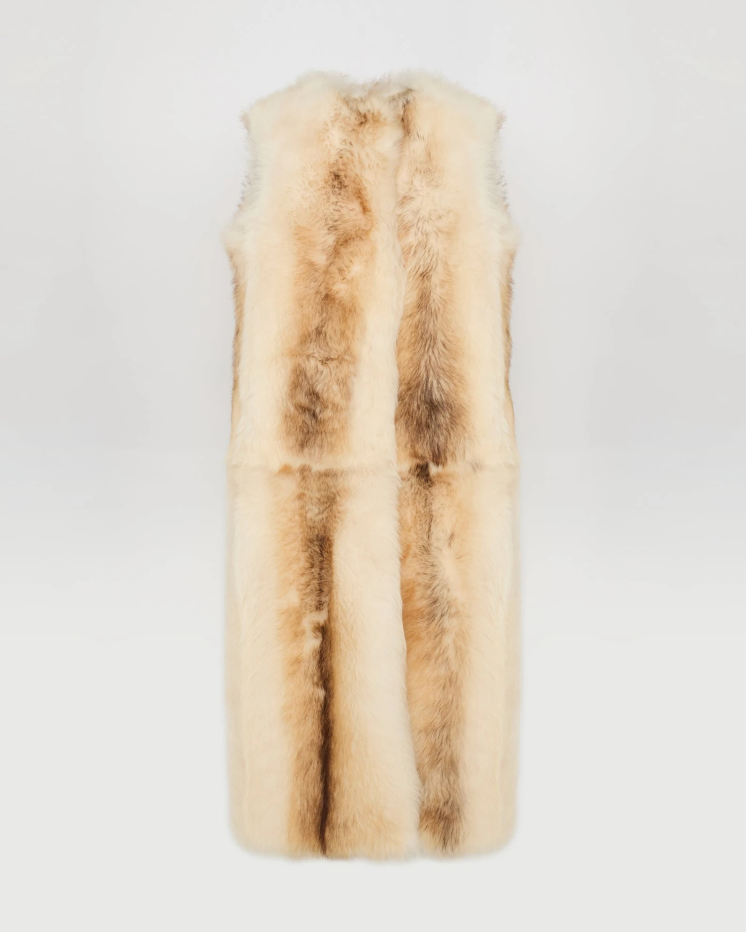 Gilet Long En Peau Lainée D'agneau Toscane 7 Gilet Long En Peau Lainée D'agneau Toscane – Image 5
