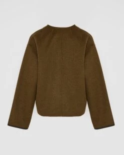 Vareuse En Lainage Cachemire Double Face 13 Vareuse En Lainage Cachemire Double Face -yves salomon boutique 26WYH03857CATLB3197 10