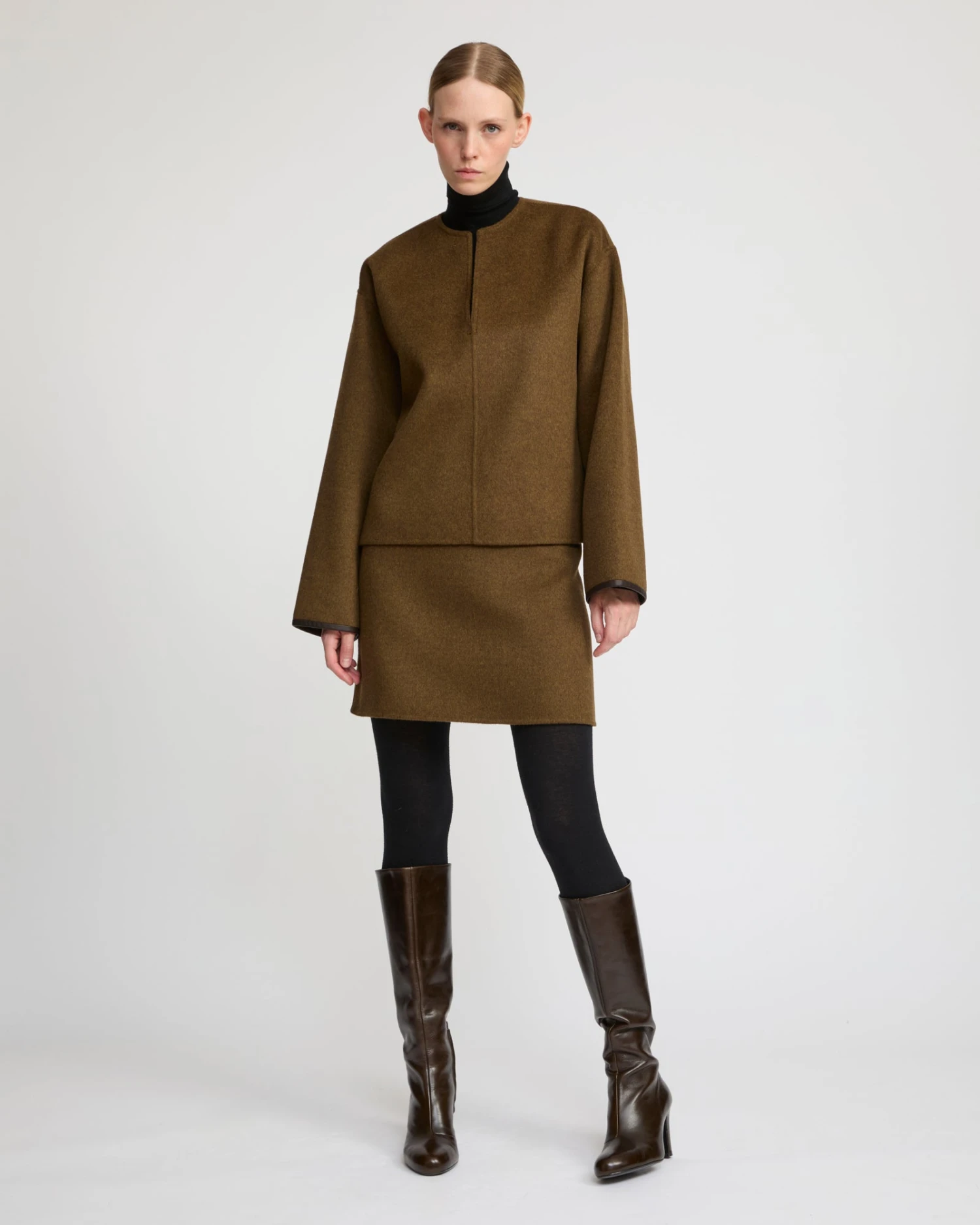 Vareuse En Lainage Cachemire Double Face 5 Vareuse En Lainage Cachemire Double Face – Image 3