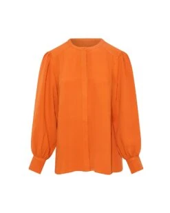 Chemise En Crêpe De Soie -yves salomon boutique 26WYH05062CRSOA4012 9