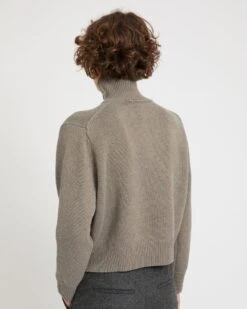 Pull Col Montant En Maille -yves salomon boutique 26WYH51453MA6WB3084 4 e0651245 d107 4a86 bbba 8a38c5eed8d0