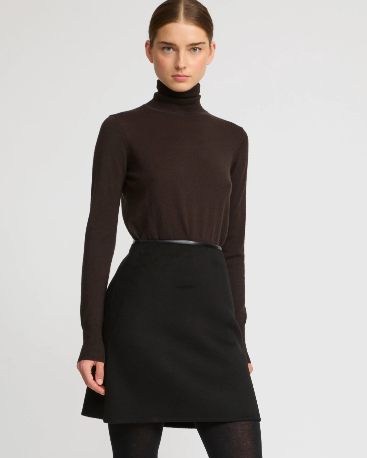 Jupe En Lainage Cachemire Double Face 4 Jupe En Lainage Cachemire Double Face – Image 2