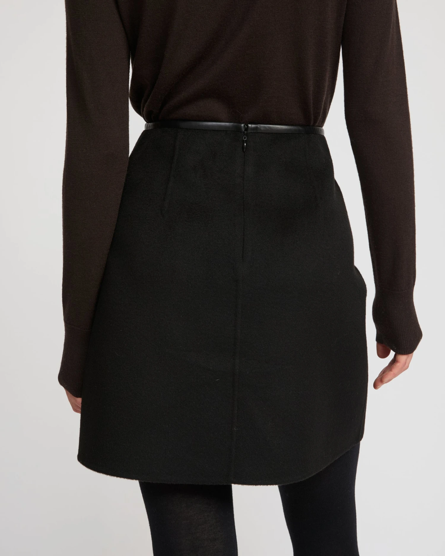 Jupe En Lainage Cachemire Double Face 5 Jupe En Lainage Cachemire Double Face – Image 3