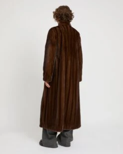 Manteau Long En Fourrure De Vison Long Poil -yves salomon boutique 26WYM35530VFLXLUNA 4 f3cfd526 33ce 443a 9598 c3a7ee1f70f3