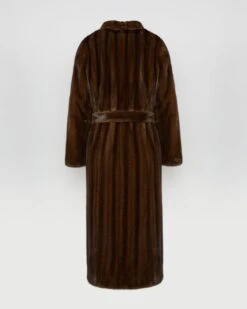 Manteau Long En Fourrure De Vison Long Poil -yves salomon boutique 26WYM35530VFLXLUNA 9