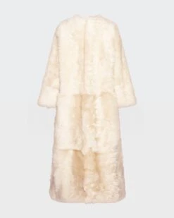 Manteau Extra Long En Peau Lainée D'agneau Toscane -yves salomon boutique 26WYM60030TOSXA1006 10 1811de09 adc3 45ea 8e63 26d0f58755ca