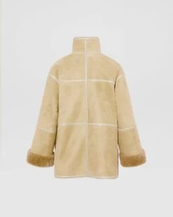 Manteau Court En Agneau Mérinos Suède -yves salomon boutique 26WYM62275MSBVA2260 10 8ac0a618 2a9d 4f12 a330 43b054118fc7