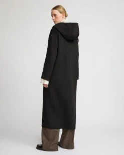 Manteau En Lainage Cachemire Double Face Et Fourrure De Vison -yves salomon boutique 26WYM93130CAVIC99 6