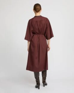 Robe Kaftan En Voile De Laine -yves salomon boutique 26WYR00520VOLAA2252 5