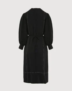 Robe Coulissée En Crèpe De Soie -yves salomon boutique 26WYR02520CRSOC99 10