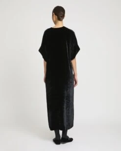 Robe Drapée En Velours Fluide -yves salomon boutique 26WYR03630LIVEC99 4 e74f947e d8fa 427b 9521 e633cbdb82bb