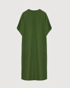 Robe Drapée En Crêpe De Soie -yves salomon boutique 26WYR04508CRSOA8194 10