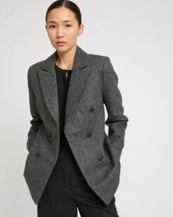 Veste Tailleur En Flanelle