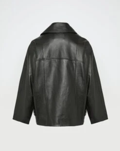 Caban En Cuir D'agneau -yves salomon boutique 26WYV21568AGANC99 9