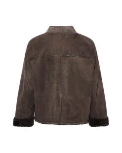 Veste Teddy En Agneau Mérinos Suède 15 Veste Teddy En Agneau Mérinos Suède -yves salomon boutique 26WYV61062MSBVA9016 10