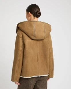 Veste à Capuche En Agneau Mérinos Suède -yves salomon boutique 26WYV61462MSBVB3230 3 c7e40742 4e55 4428 b3d9 4d275af13963